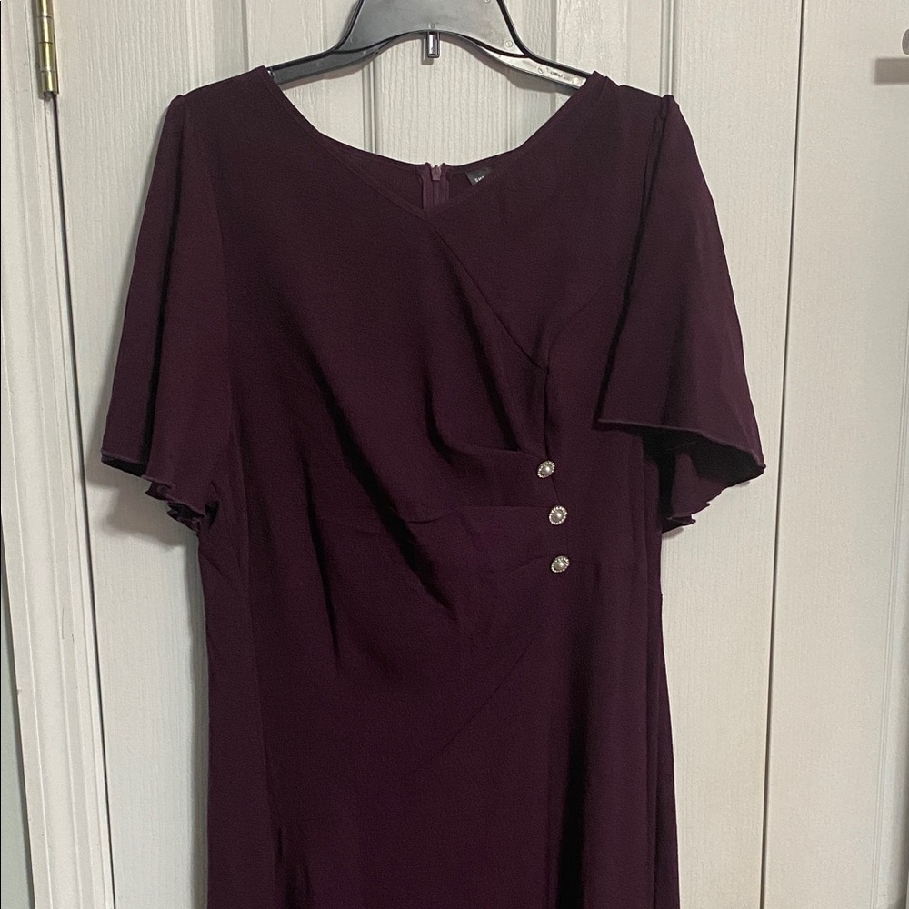 SHEIN Deep Purple Long Dress